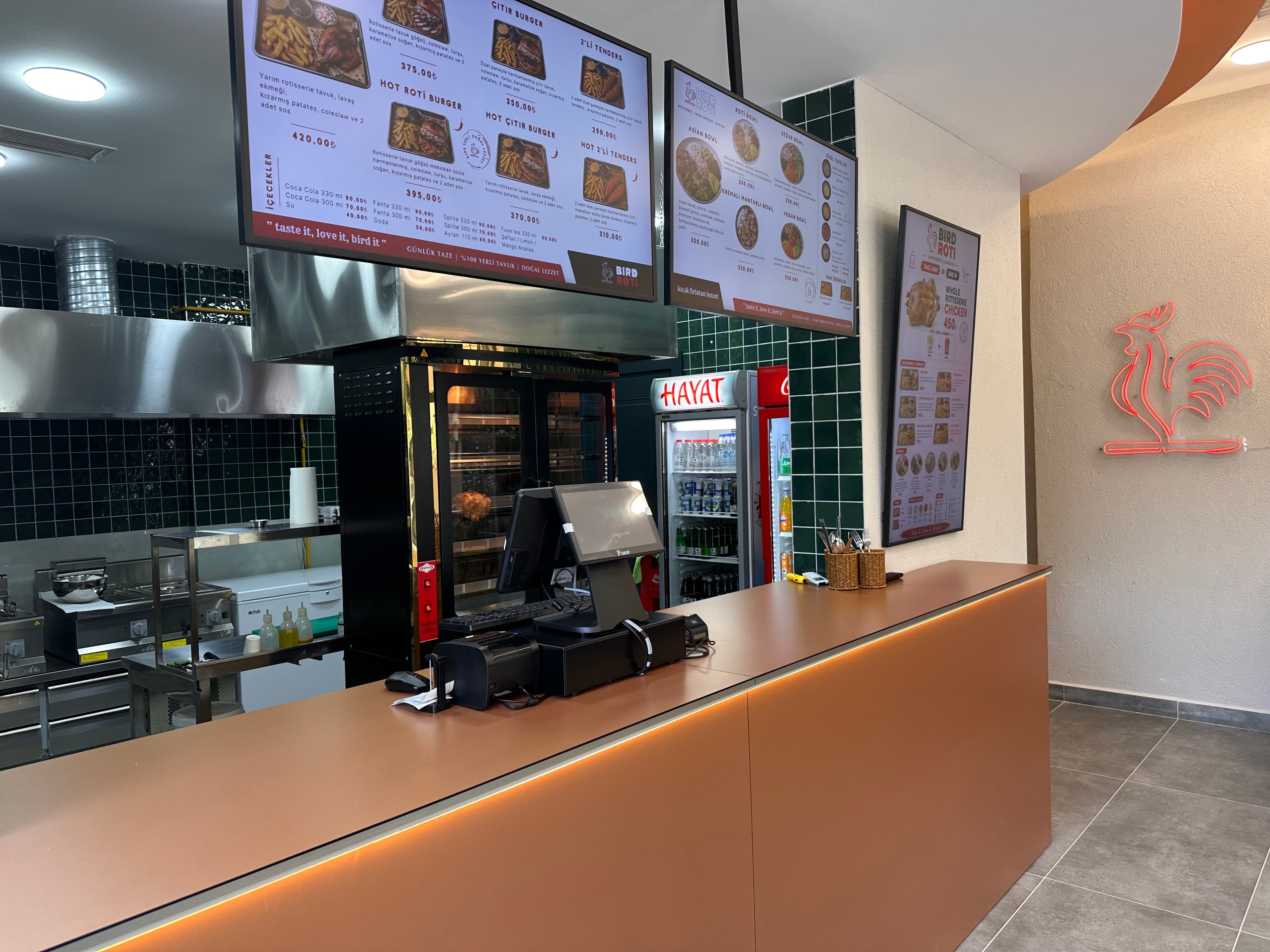 Bird Roti restoran detayları